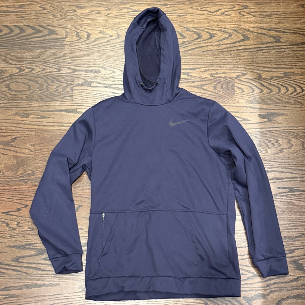 Nike Men's Dark Blue Pullover Hoodie